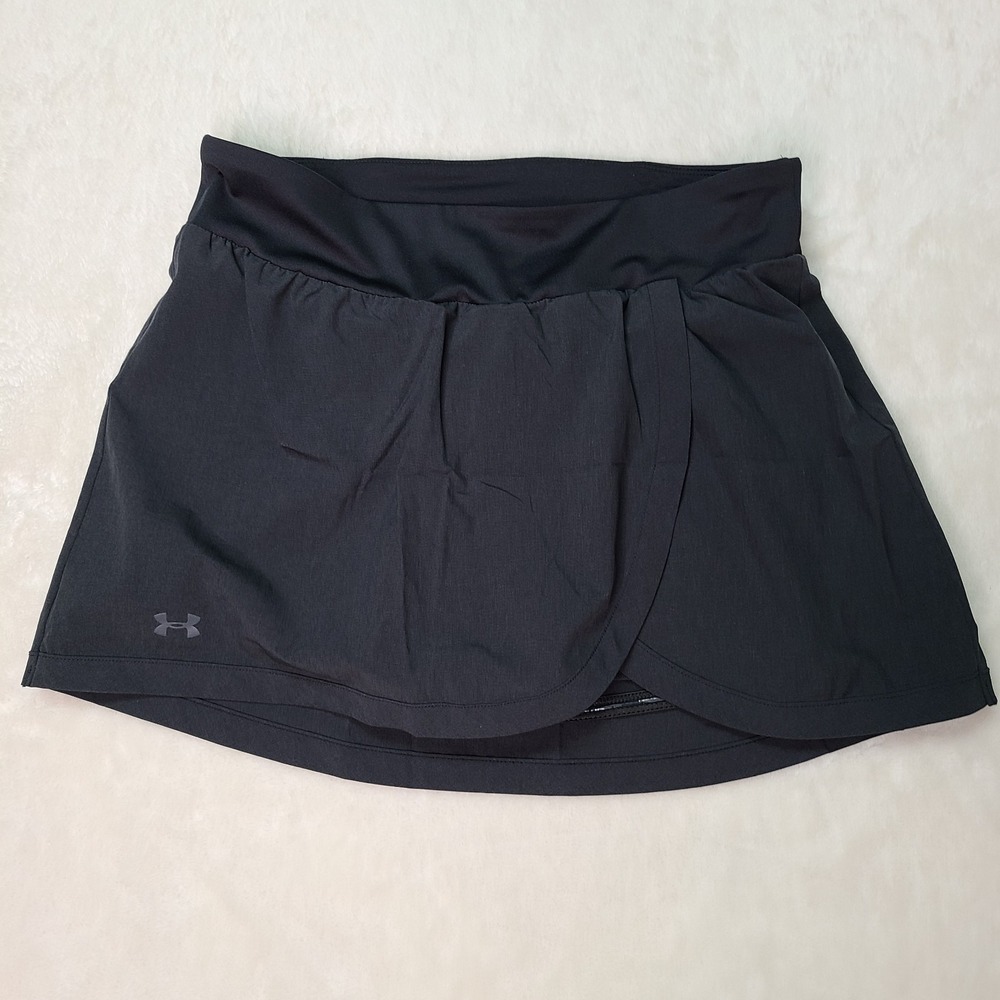 Under Armour Mileage Run Black Athletic Tennis Pocket Skort Women's Small/Med